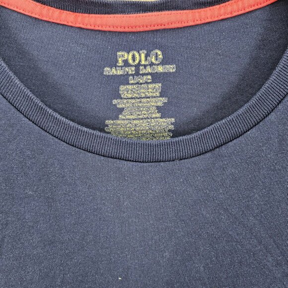 Polo Ralph Lauren T-Shirt Men's Size L Red Pony Logo Short Sleeve Blue - Picture 6 of 10